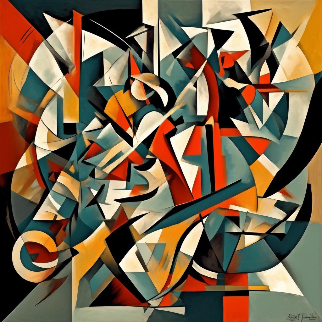 Die Geometrie und Symmetrie in Gleizes' Kompositionen