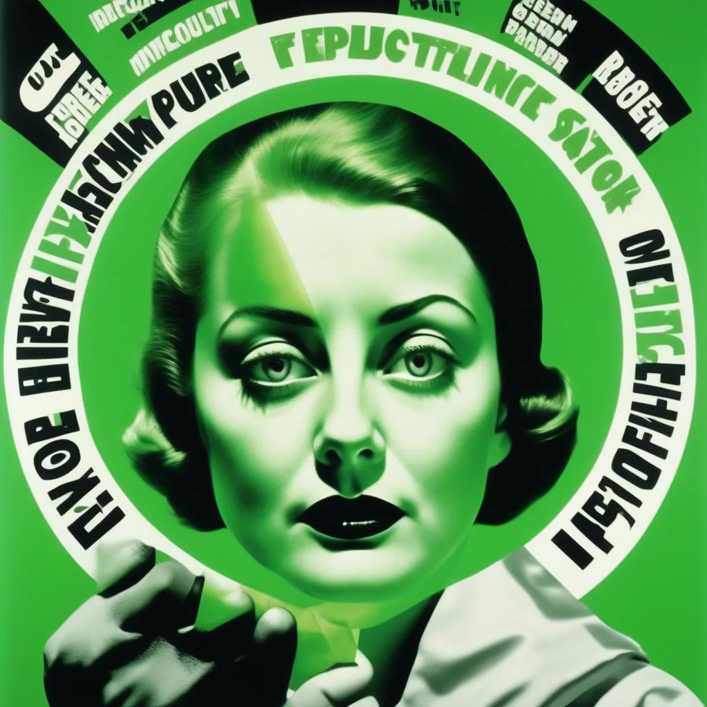 Face It (Green) – Barbara Kruger