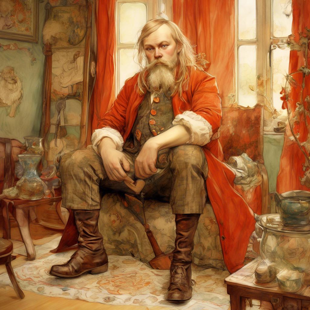 Esbjorn und Carl Larsson: ⁣Leben ⁣und künstlerische Partnerschaft