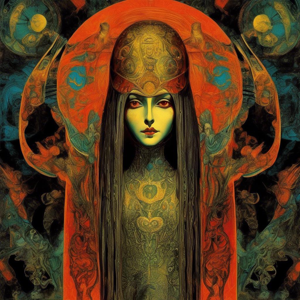 Die symbolische Welt in Gunter - Ernst Fuchs' Gemälden