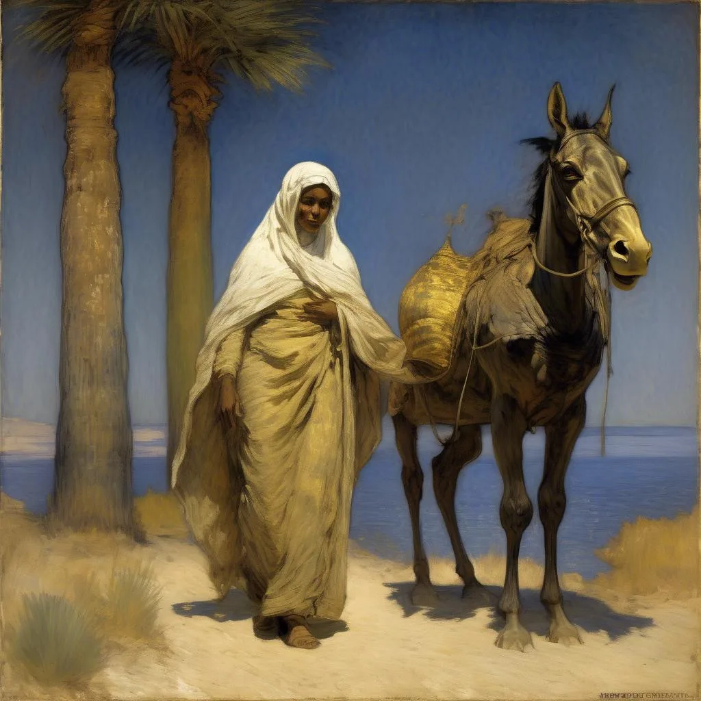 Flucht nach Ägypten – Henry Ossawa Tanner